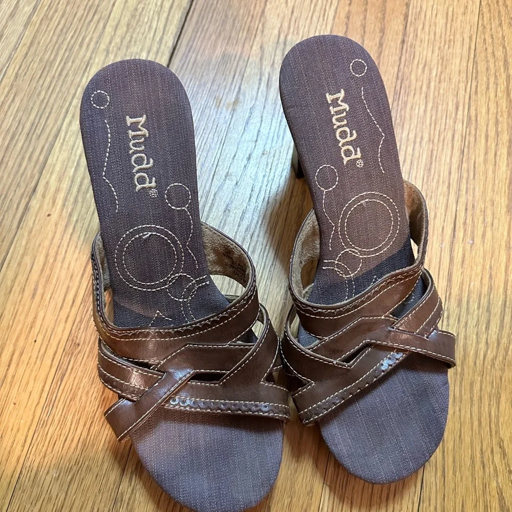 Y2K - 1990s Vintage Mudd Womens Heel Sandal - Picture 5 of 5